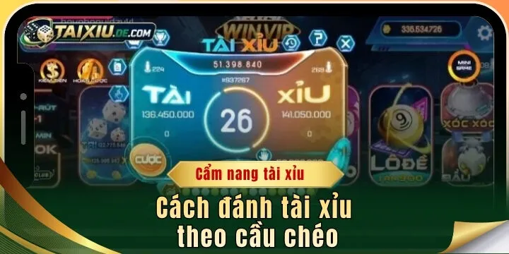 Cách đánh tài xỉu theo cầu chéo cùng bí quyết bách thắng