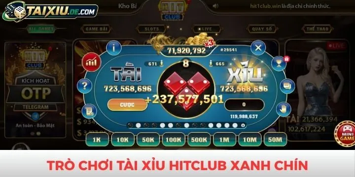 Những con game tài xỉu hot tại Hitclub không nên bỏ qua