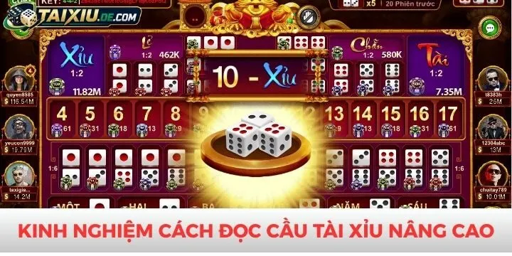Cách đọc cầu tài xỉu nâng cao hiệu quả nhất